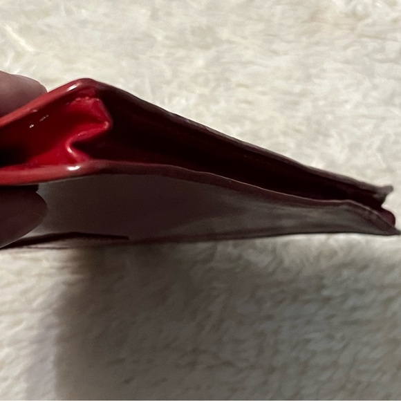 Miu Miu Glossy Red Clutch with Gold Clasp - Picture 9 of 10